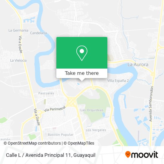 Mapa de Calle L / Avenida Principal 11