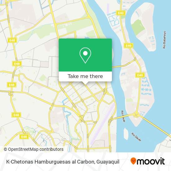K-Chetonas Hamburguesas al Carbon map