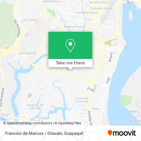 Franciso de Marcos / Otavalo map