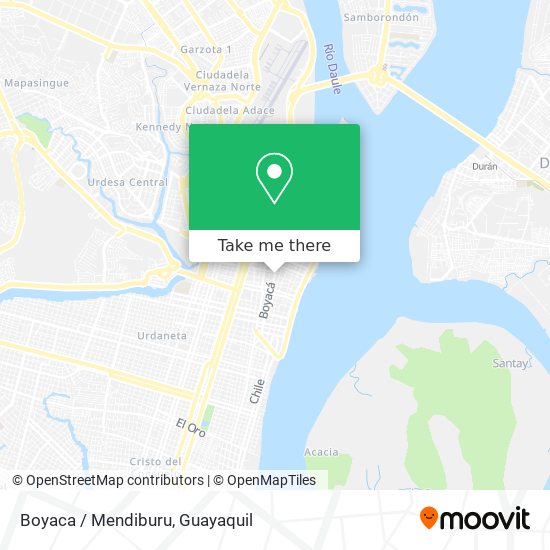 Mapa de Boyaca / Mendiburu