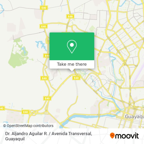 Dr. Aljandro Aguilar R. / Avenida Transversal map