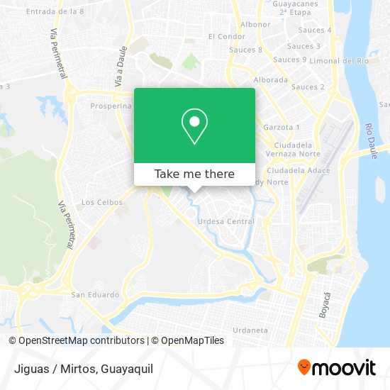 Jiguas / Mirtos map