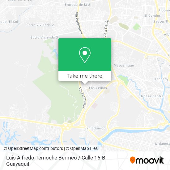 Mapa de Luis Alfredo Temoche Bermeo / Calle 16-B