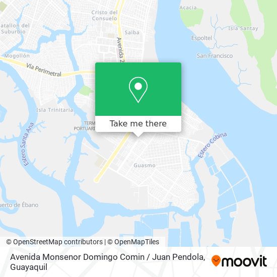 Avenida Monsenor Domingo Comin / Juan Pendola map