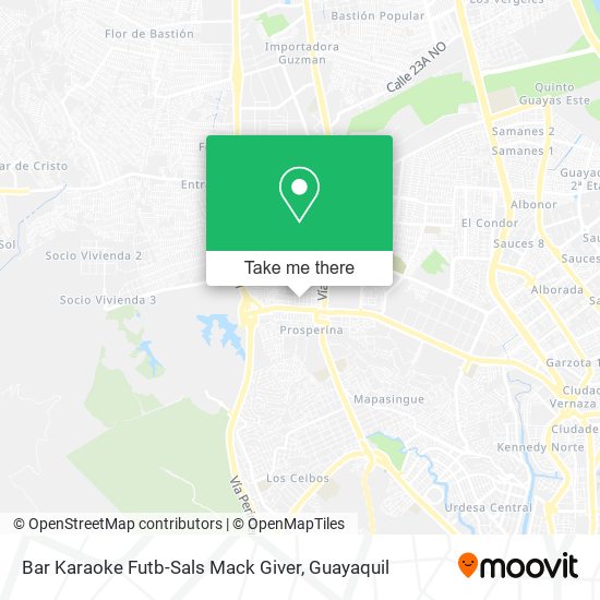 Bar Karaoke Futb-Sals Mack Giver map