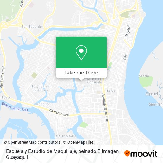 Escuela y Estudio de Maquillaje, peinado E Imagen map