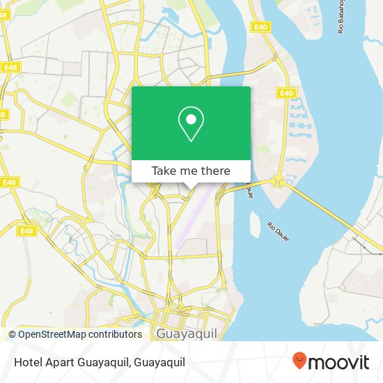 Mapa de Hotel Apart Guayaquil