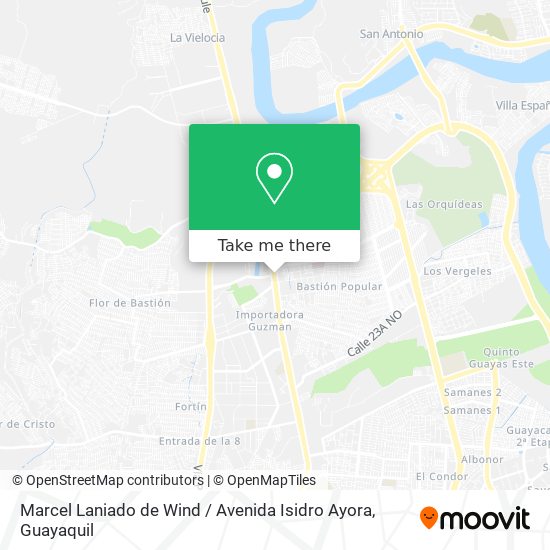 Marcel Laniado de Wind / Avenida Isidro Ayora map