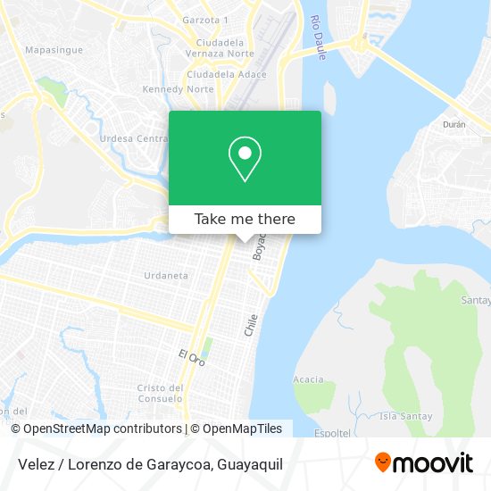 Velez / Lorenzo de Garaycoa map