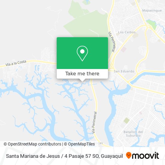 Santa Mariana de Jesus / 4 Pasaje 57 SO map