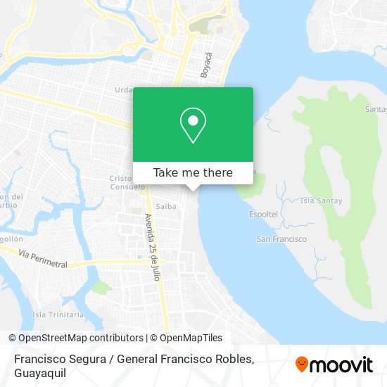 Mapa de Francisco Segura / General Francisco Robles