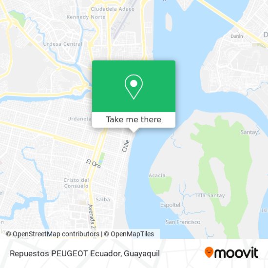 Repuestos PEUGEOT Ecuador map