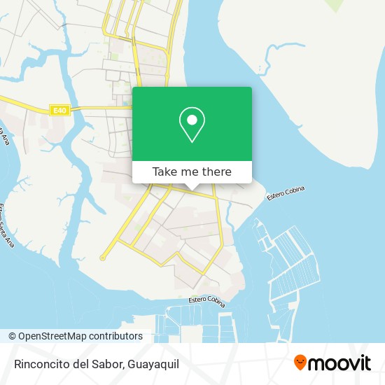 Rinconcito del Sabor map