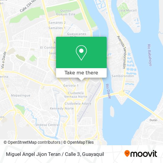 Miguel Angel Jijon Teran / Calle 3 map