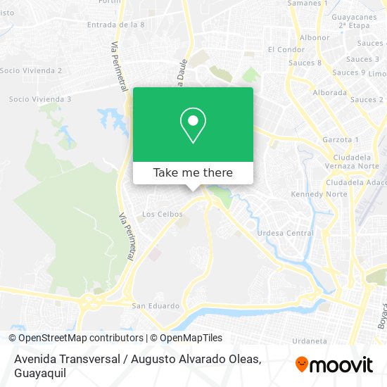 Avenida Transversal / Augusto Alvarado Oleas map