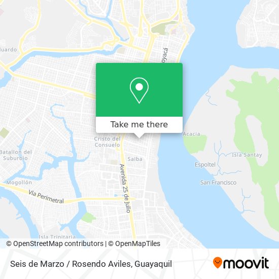 Seis de Marzo / Rosendo Aviles map