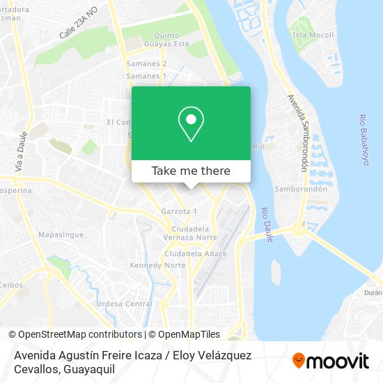 Avenida Agustín Freire Icaza / Eloy Velázquez Cevallos map