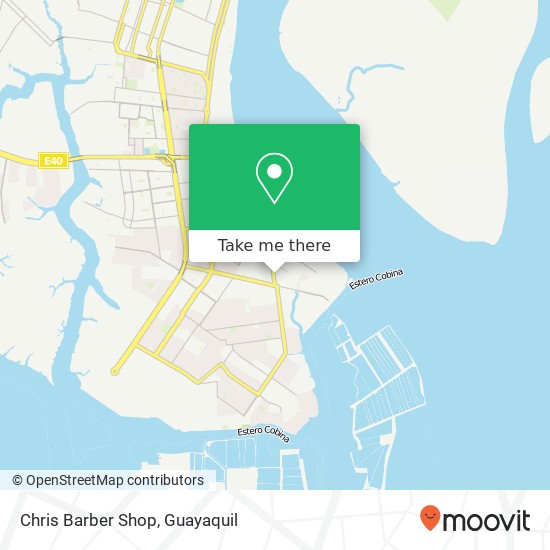 Chris Barber Shop map