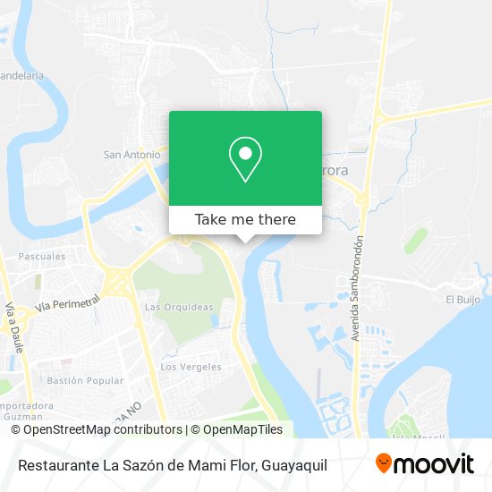 Mapa de Restaurante La Sazón de Mami Flor