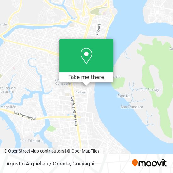 Agustin Arguelles / Oriente map