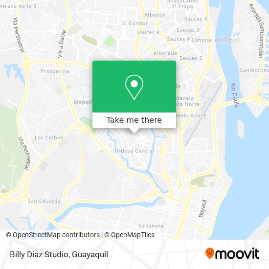 Billy Diaz Studio map