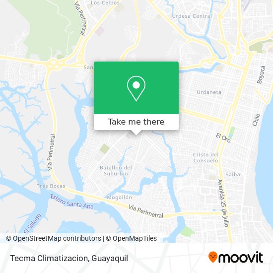 Tecma Climatizacion map