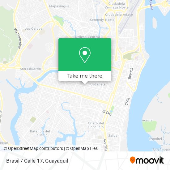 Brasil / Calle 17 map