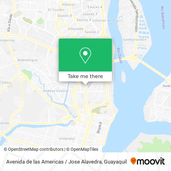 Avenida de las Americas / Jose Alavedra map