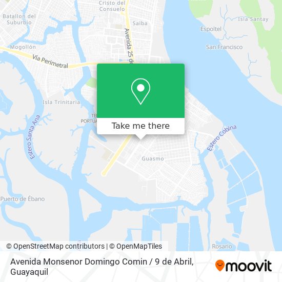 Mapa de Avenida Monsenor Domingo Comin / 9 de Abril