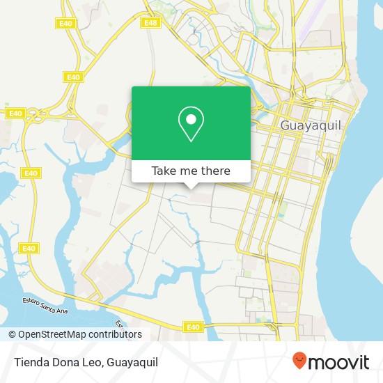 Tienda Dona Leo map