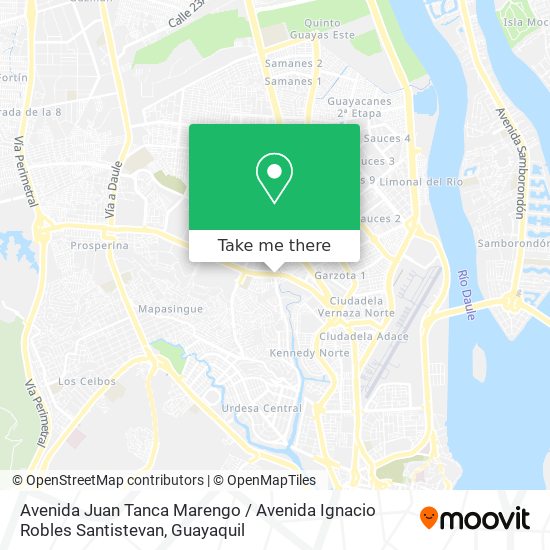 Avenida Juan Tanca Marengo / Avenida Ignacio Robles Santistevan map
