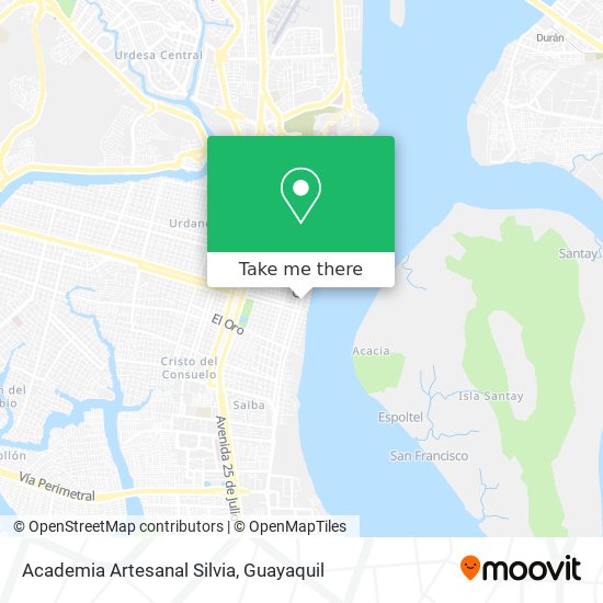 Academia Artesanal Silvia map
