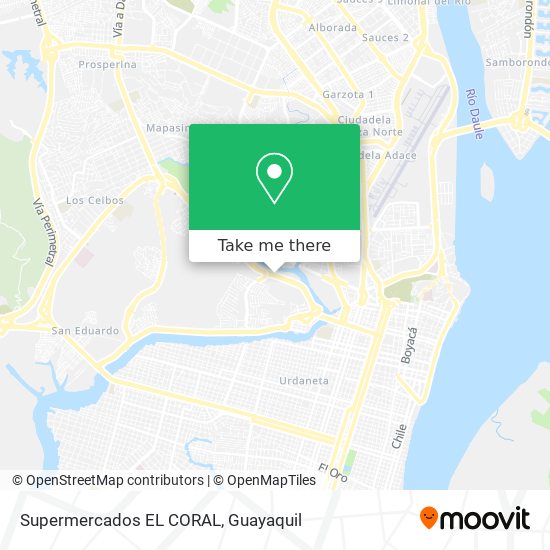 Supermercados EL CORAL map