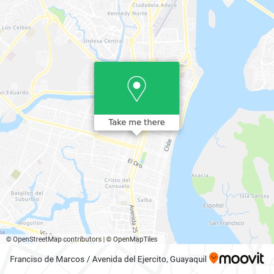 Franciso de Marcos / Avenida del Ejercito map