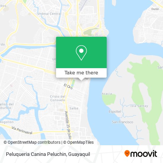 Peluqueria Canina Peluchin map