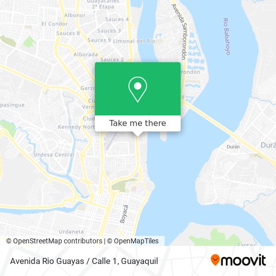 Avenida Rio Guayas / Calle 1 map