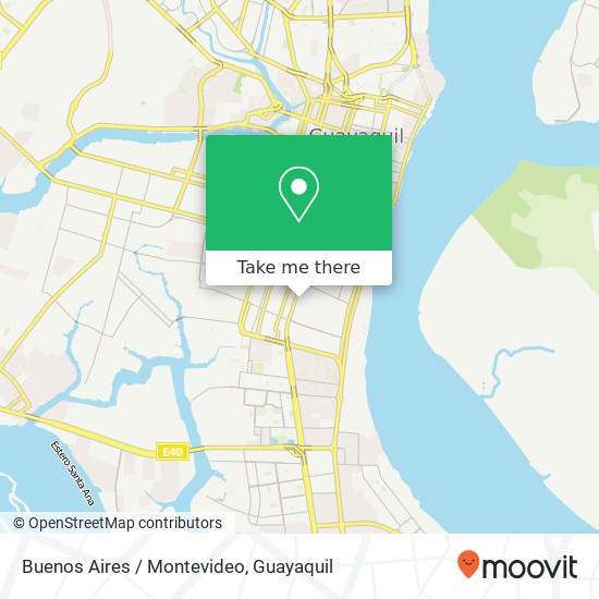 Buenos Aires / Montevideo map