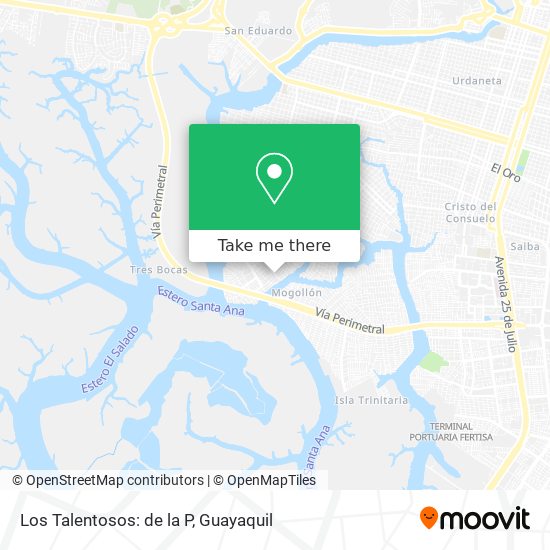 Los Talentosos: de la P map