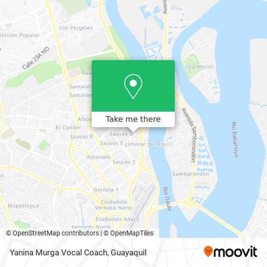 Yanina Murga Vocal Coach map