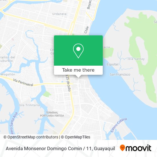 Avenida Monsenor Domingo Comin / 11 map