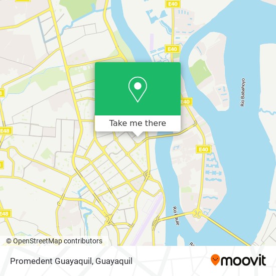 Mapa de Promedent Guayaquil