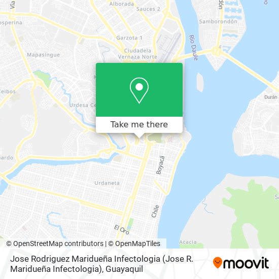 Jose Rodriguez Maridueña Infectologia map