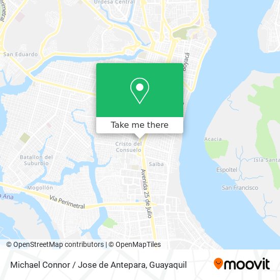 Michael Connor / Jose de Antepara map