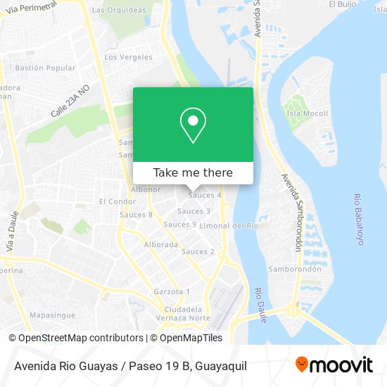 Avenida Rio Guayas / Paseo 19 B map