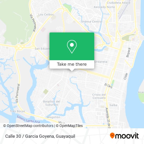 Calle 30 / Garcia Goyena map