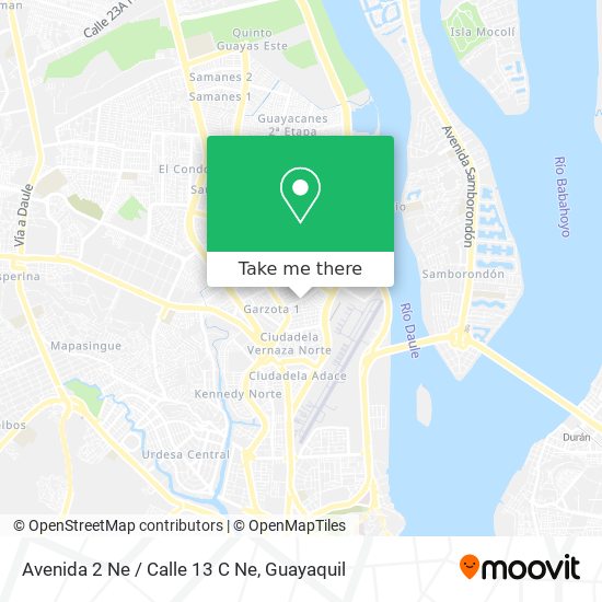 Avenida 2 Ne / Calle 13 C Ne map