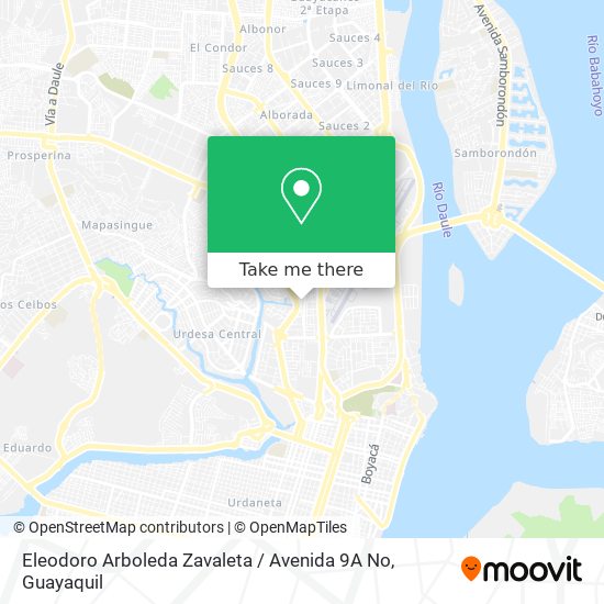 Mapa de Eleodoro Arboleda Zavaleta / Avenida 9A No