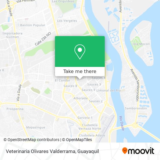 Veterinaria Olivares Valderrama map