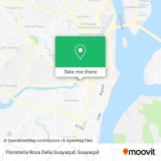 Floristeria Rosa Delia Guayaquil map