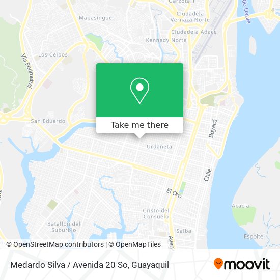 Medardo Silva / Avenida 20 So map